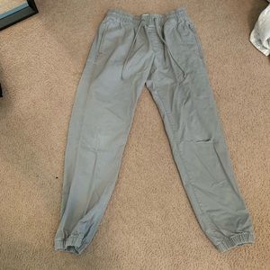 Gray Ripped Joggers
